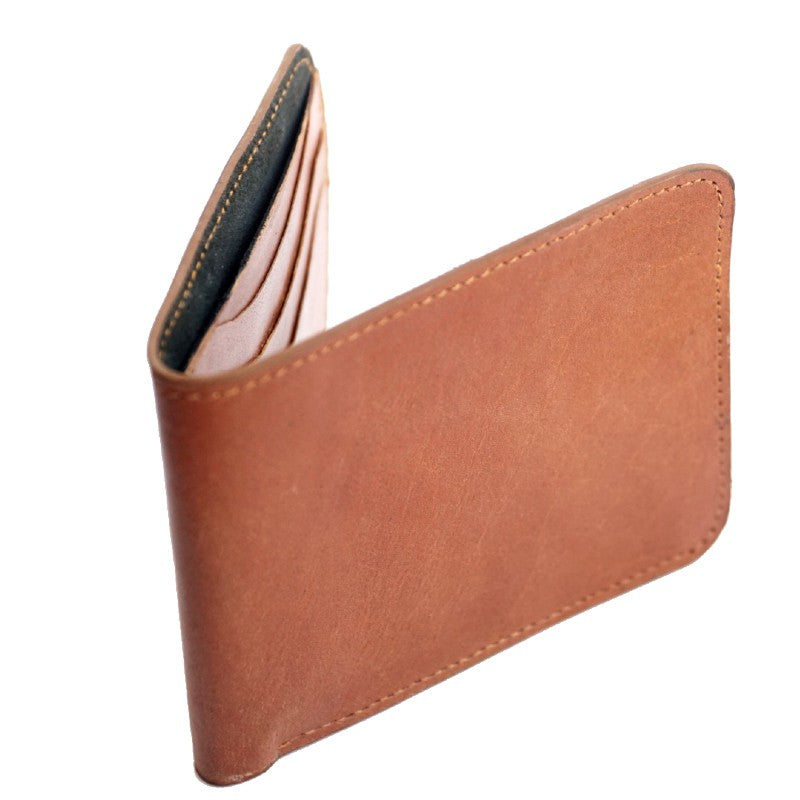 Classic Bifold Card Wallet in Tan