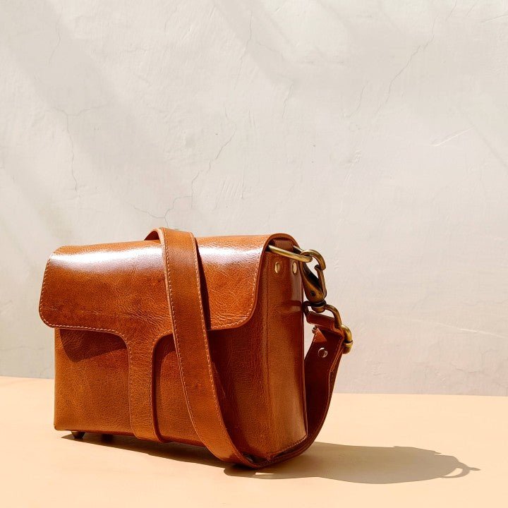 Box Sling Bag for Women in Ember: Belle