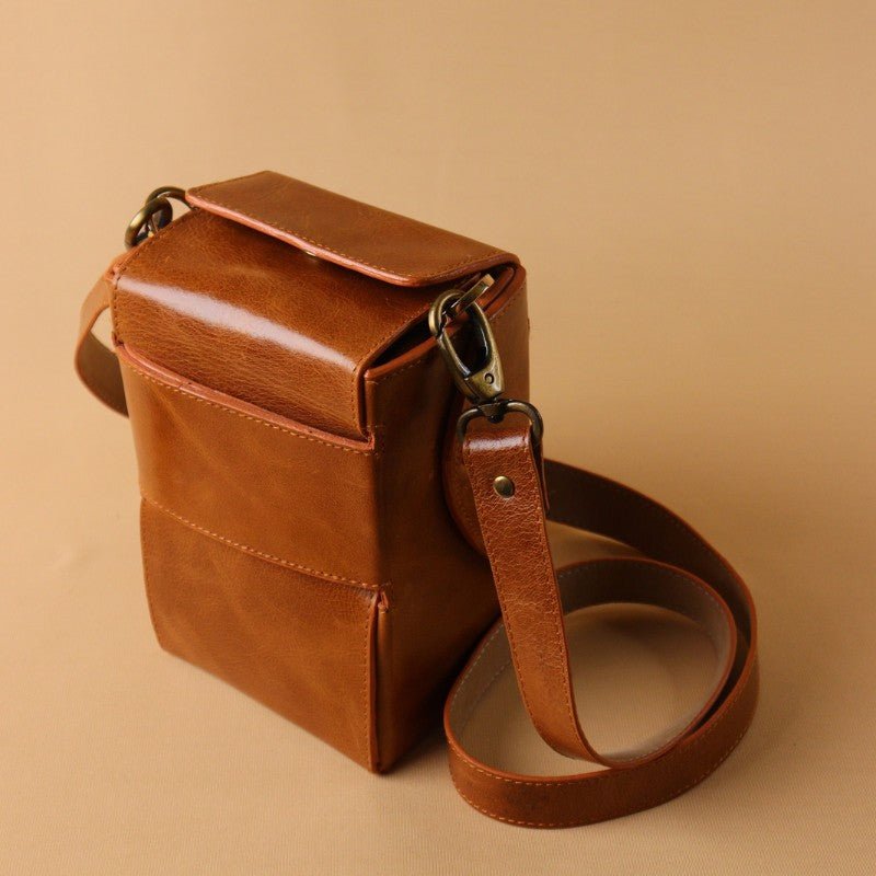 Leather Pouch Bag in Tan: Esmerelda - Bicyclist: Handmade Leather Goods Leather Goods bicyclistshop
