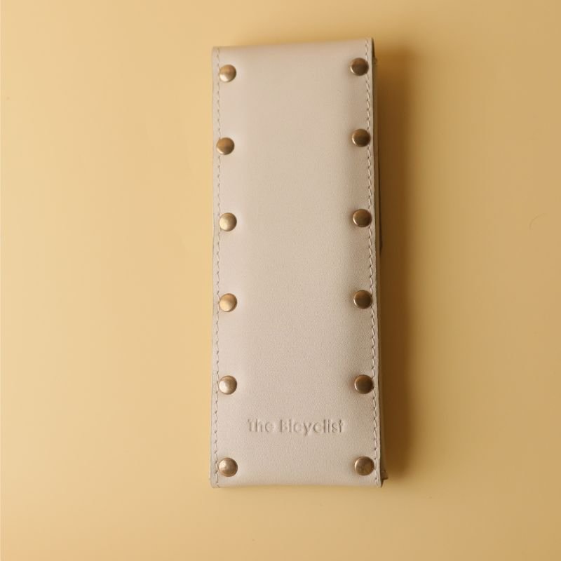 Leather Pouch for Spectacles & Pens in Off White - Bicyclist: Handmade Leather Goods Leather Goods bicyclistshop