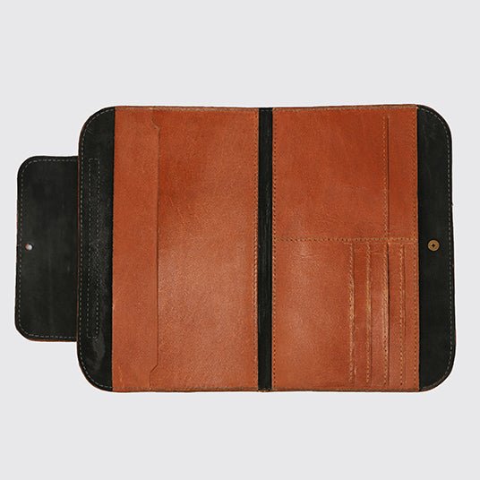 Travel Wallet: Lisa - Bicyclist: Handmade Leather Goods Leather Goods bicyclistshop