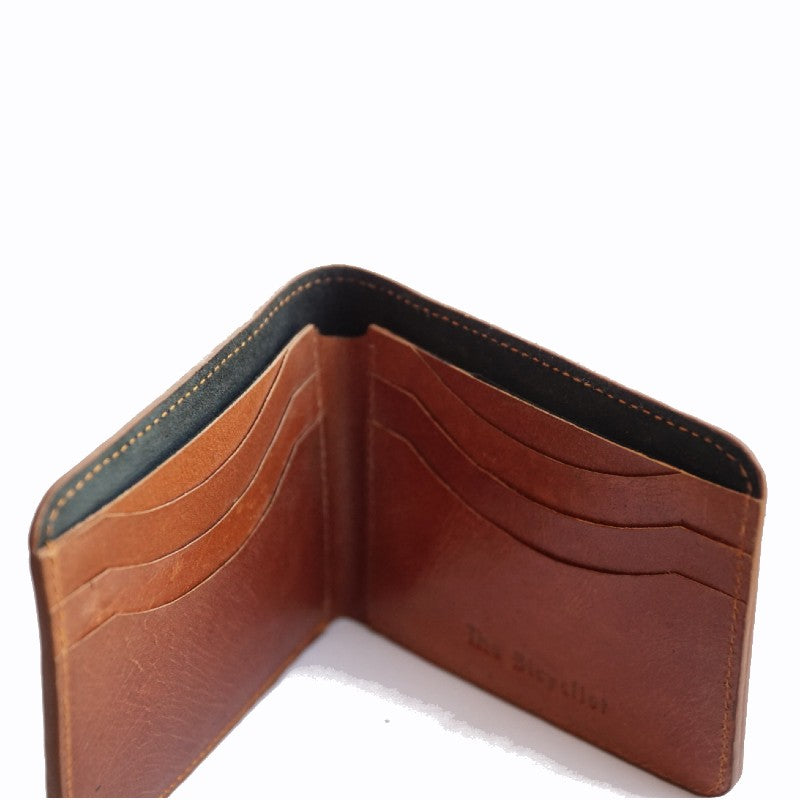 Classic Bifold Card Wallet in Tan
