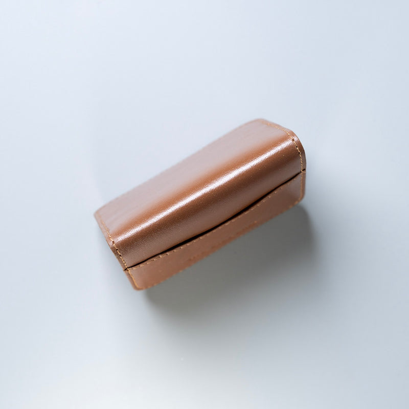 Slim Minimalist Bifold Card Wallet in Tan