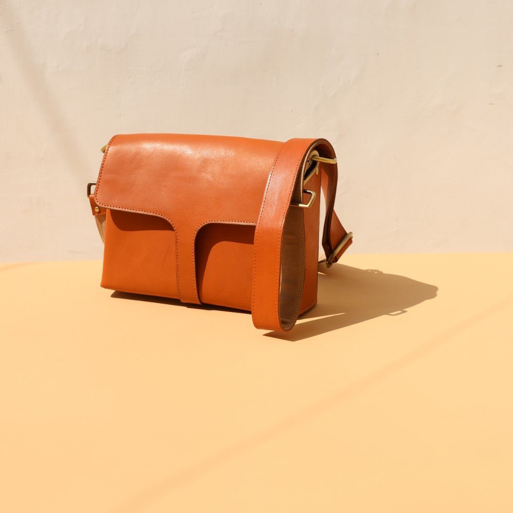 Phool Hand-painted Rectangle Box Bag/ Sling – New Leaf