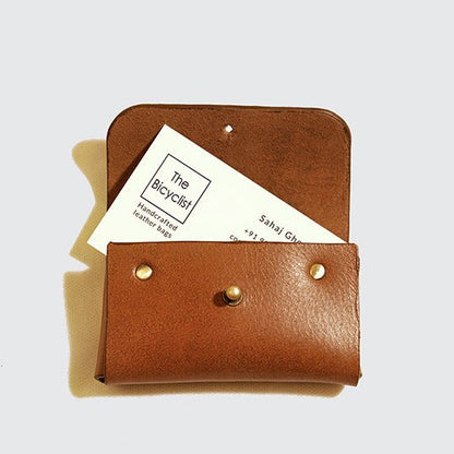 Card and Coin Holder - Bicyclist: Handmade Leather Goods Leather Goods bicyclistshop
