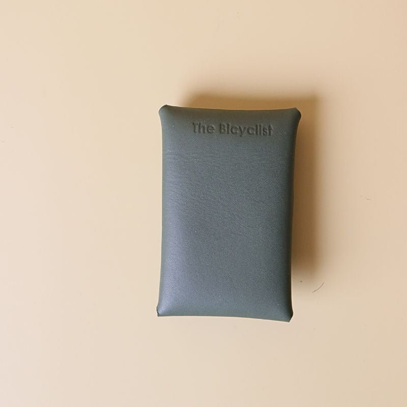 Card Holder in Olive Green - Bicyclist: Handmade Leather Goods Leather Goods bicyclistshop