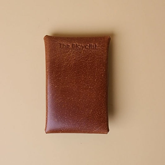 Card Holder in Tan - Bicyclist: Handmade Leather Goods Leather Goods bicyclistshop