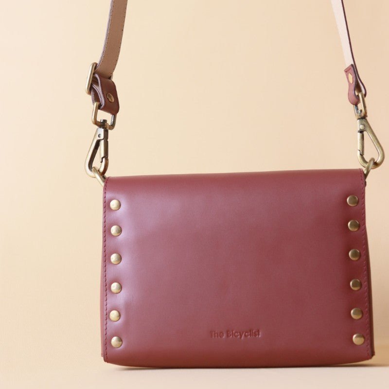 The Row | Soft Margaux 15 burgundy bag | Savannahs