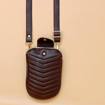 Mini Crossbody Sling Pouch Bag: Beetle - Bicyclist: Handmade Leather Goods Leather Goods bicyclistshop