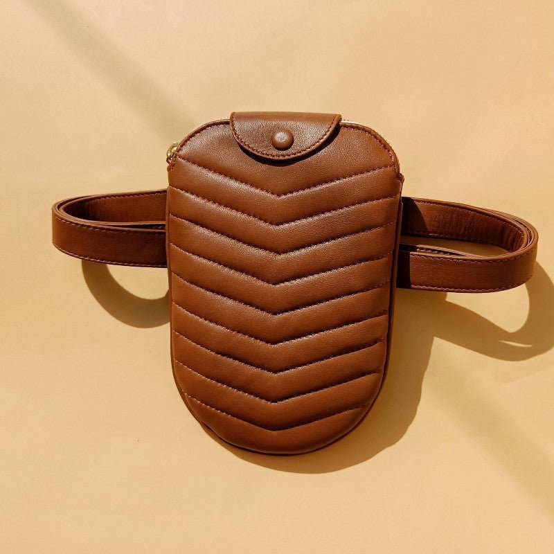 Mini Crossbody Sling Pouch Bag: Beetle in Light Tan - Bicyclist: Handmade Leather Goods Leather Goods bicyclistshop