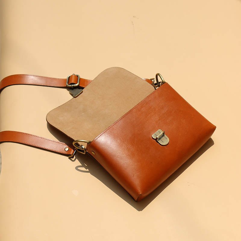 A Classic Crossbody Sling Bag for Women in Tan: Sophie