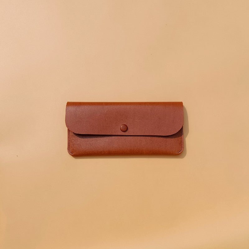 Long Wallet for Women in Tan